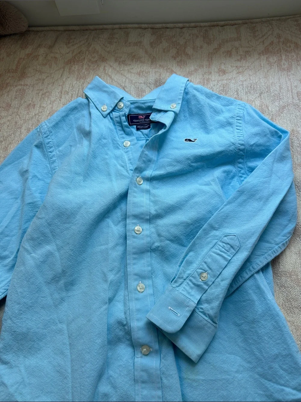 Ralph Lauren Blue and Green Gingham Button-Down Shirt